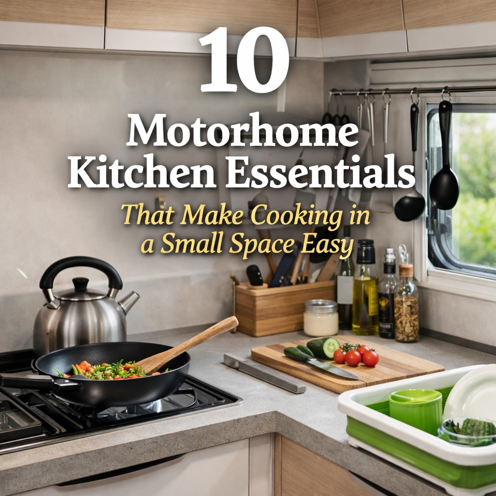 Our Top 10 Motorhome Kitchen Essentials for Tiny Space Cooking